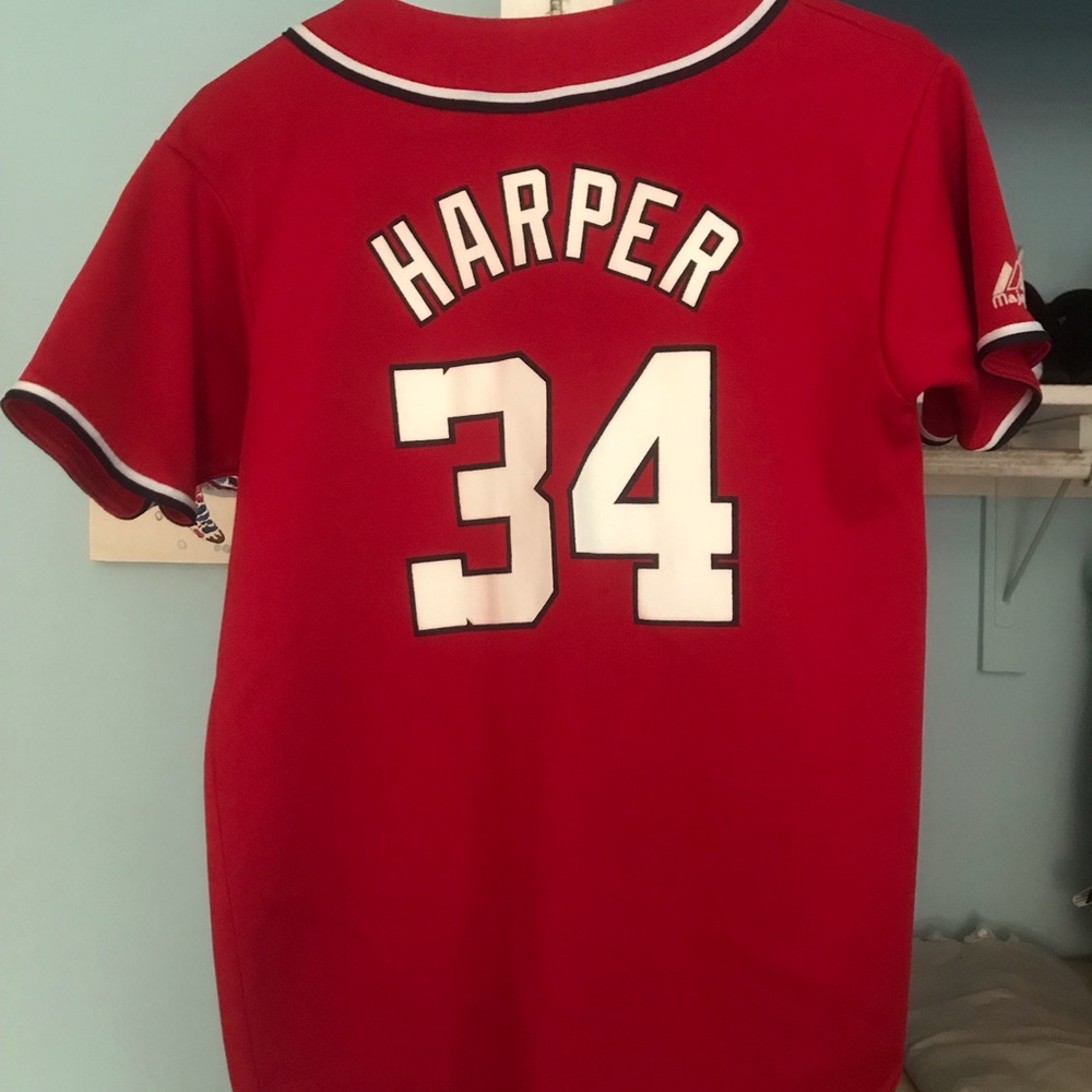 Bryce Harper nationals jersey